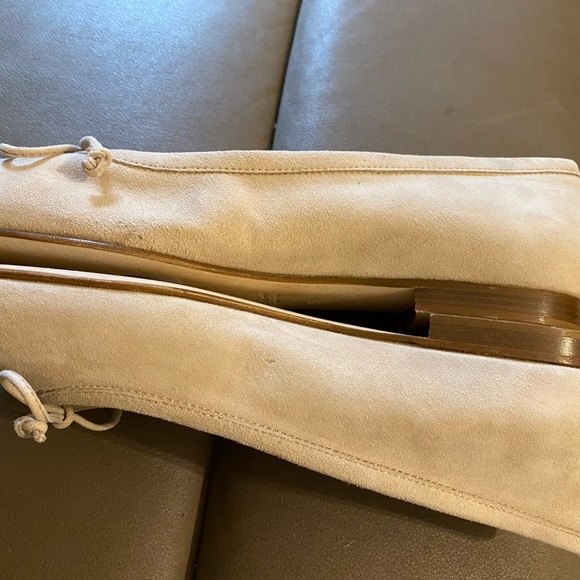 Manolo Blahnik Veralli Suede Ballet Flats Size 37/7 . - Picture 8 of 12